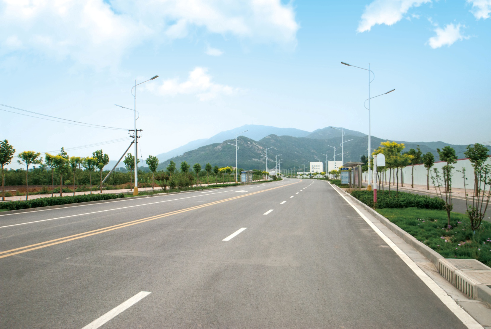 鹿泉绿岛火炬道路工程 